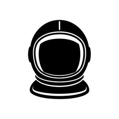 Illustration of space suit on transparent background silhouette