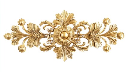 Gold decorative ornamental design
