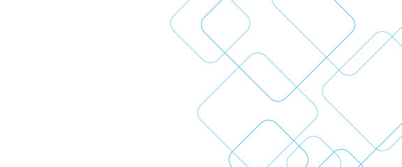 Obraz premium Minimal geometric background. Dynamic blue shapes composition with white lines. Abstract background modern hipster futuristic graphic. Vector