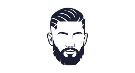 Stylish Man Portrait Illustration.