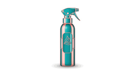 Iridescent Teal Spray Bottle.