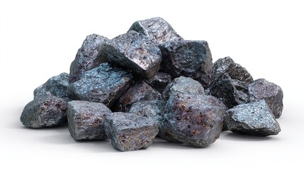 coal isolated on white background