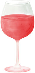 red wine glass