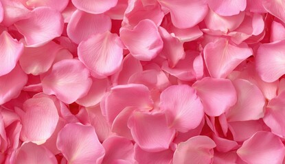 Naklejka premium Pink rose petals close-up (2)
