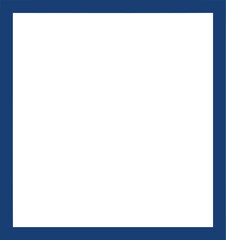 Obraz premium A Simple Blue Square Outline With White Center Background Illustration 