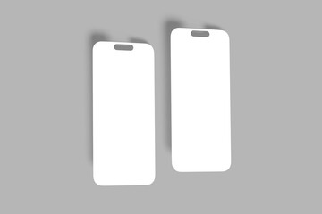 App Screen Mockup Design Blank