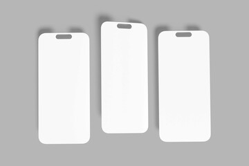 App Screen Mockup Design Blank