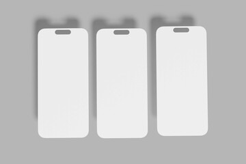 App Screen Mockup Design Blank