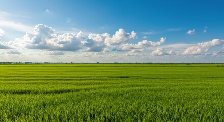 Obraz premium Aerial view of a farm showcasing fields, crops, and rural landscape.