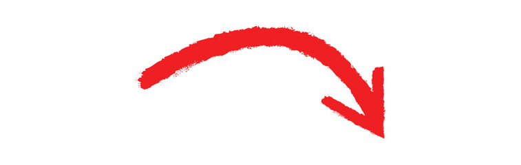 Set vector illustration of hand drawn and curved arrows eps 10