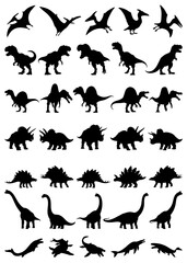 black silhouette of a dinosaur or ancient animal