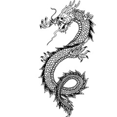 chinese dragon vector