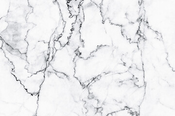 Obraz premium White marble texture with natural pattern for background or design art work.
