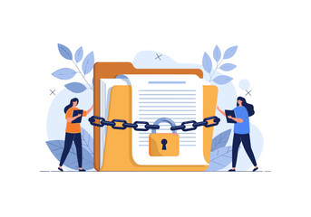 Protecting sensitive information with digital security measures and access control