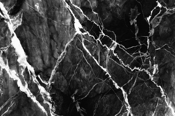 Luxury of Black marble texture with natural pattern for background or design art work. Marble with...