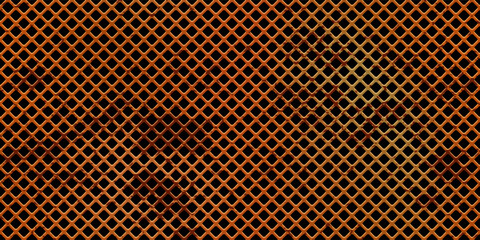 Rusty grate seamless patern. Aged bg with grunge texture. Old worn metal background. Metal mesh with distressed oxidation effect. Vector illustration.
