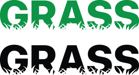 grass text icon