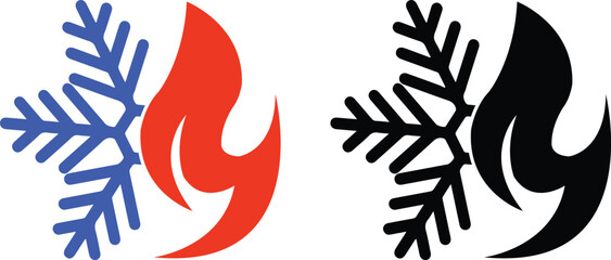 heating & cooling icon