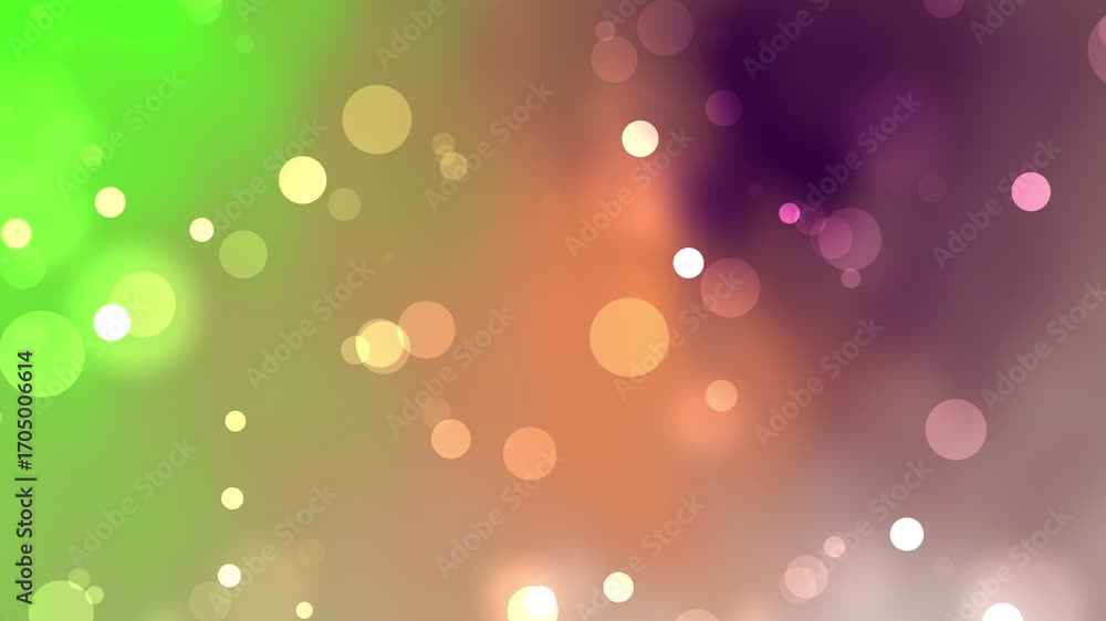 Aufkleber bokeh background with colorful circles perfect for graphic design projects, presentations, web desig