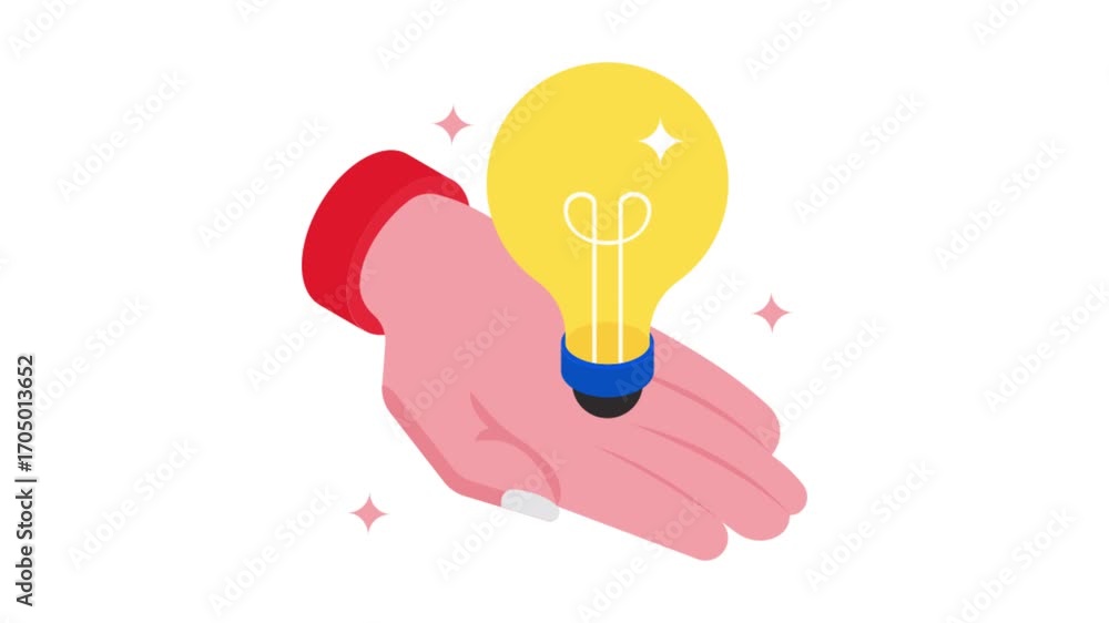 Poster Saving energy isometric animation MP4 file