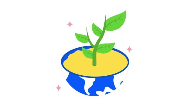 Global Ecology isometric animation MP4 file