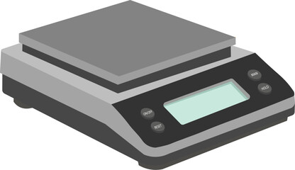 Digital Electronic Balance Vector Image