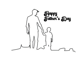 infographic_Happy Father’s Day illustration concept. Silhouette of father and child together, celebrating love, family, and parenthood. Perfect design for greeting cards, posters, banners, and 11