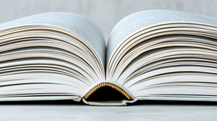 Open book pages flipping old book detailed texture knowledge literature education reading