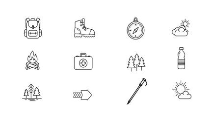 set of icons