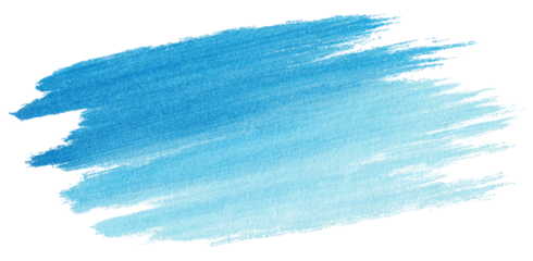 Light blue watercolor brushstroke graphic