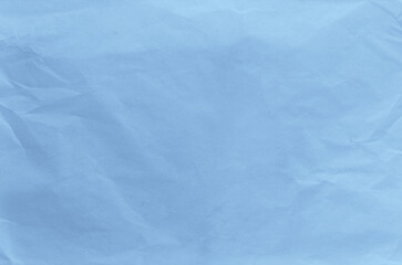 Blue crumpled paper for background image