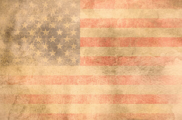 Grunge USA Flag background texture