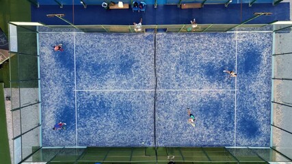 Experience paddle tennis with dynamic matches and teamwork - Powered by Adobe