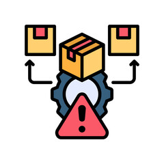 Risk Management lineal color icon