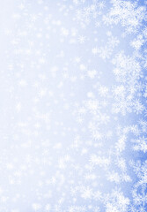 Festive Christmas  background with snowflakes