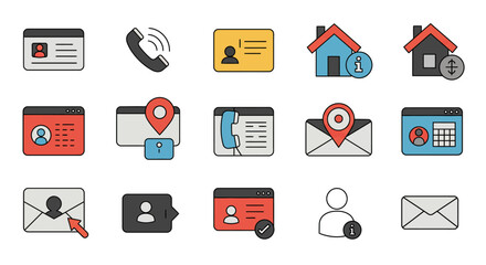 web and internet icons