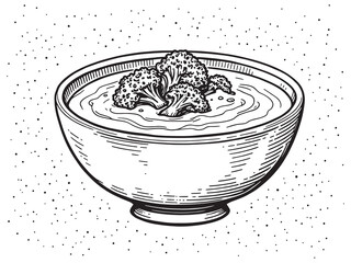 Broccoli Cheese Soup Warm Healthy Meal