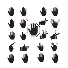 vector hand gestures