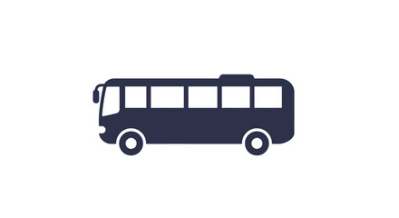 bus isolated on white