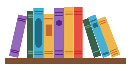 books on a white background