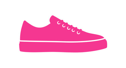 pink baby shoes isolated on white
