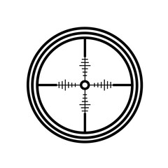 Target Crosshair Sight Reticle Icon Transparent