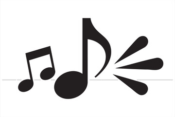 Music Notes Symbols Vector Design for Melody and Rhythm IllustrationMusic Notes Symbols Vector Design for Melody and Rhythm Illustration