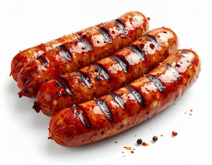 Delicious Barbecue Sausages Ready to Serve