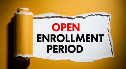Open Enrollment Period Announcement registration sign up
