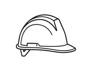 white hard hat