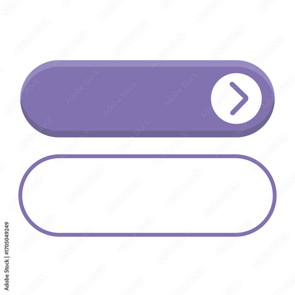 Aufkleber website button elements. interface navigation symbol. click here vector. user panel illustration. ep