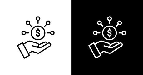 Revenue Stream Icon Set Multiple Style Collection