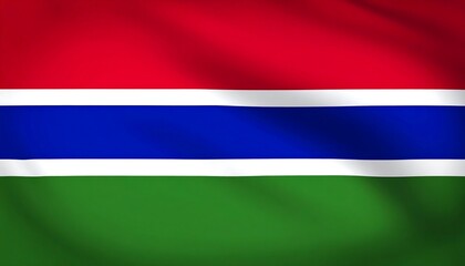 Naklejka premium flag of The Gambia