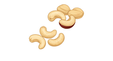 cashew nuts isolated